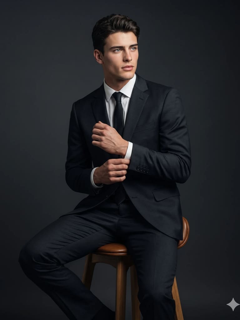 Obsidian Sharp Business Portrait (Variation 2)