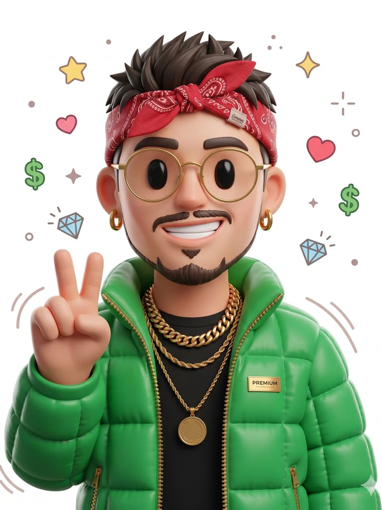 Digital Drip Avatar 3d Animation (Variation 2)
