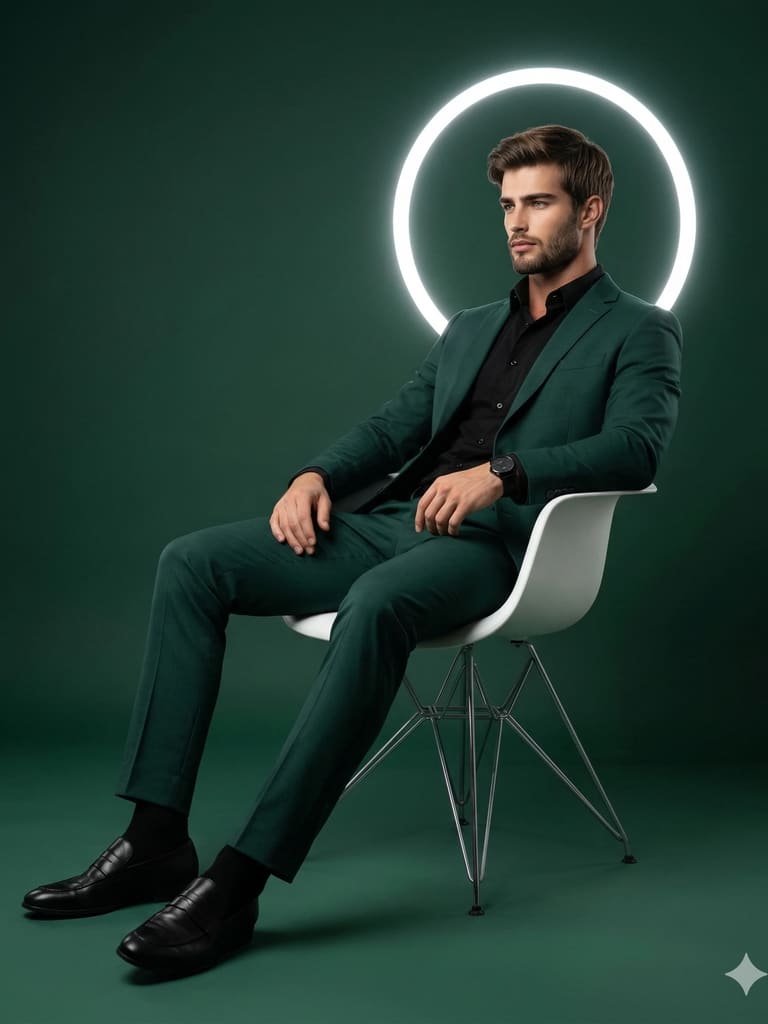 The Green Study Business Portrait (Variation 2)