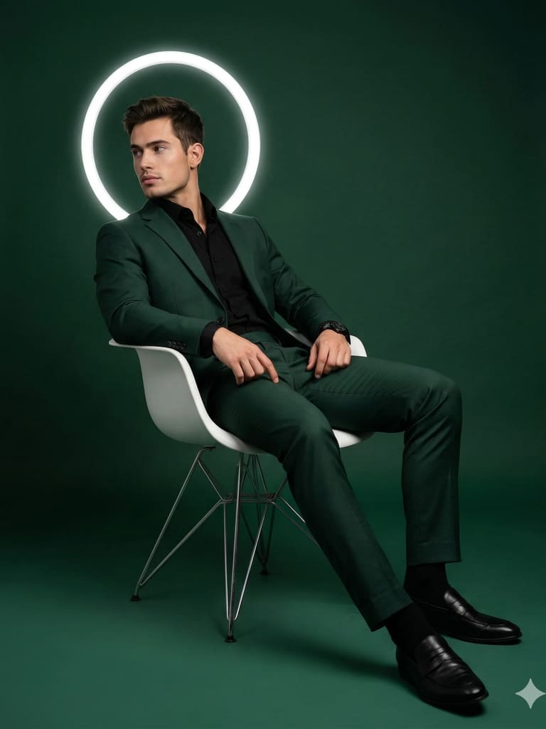 The Green Study Business Portrait (Variation 3)