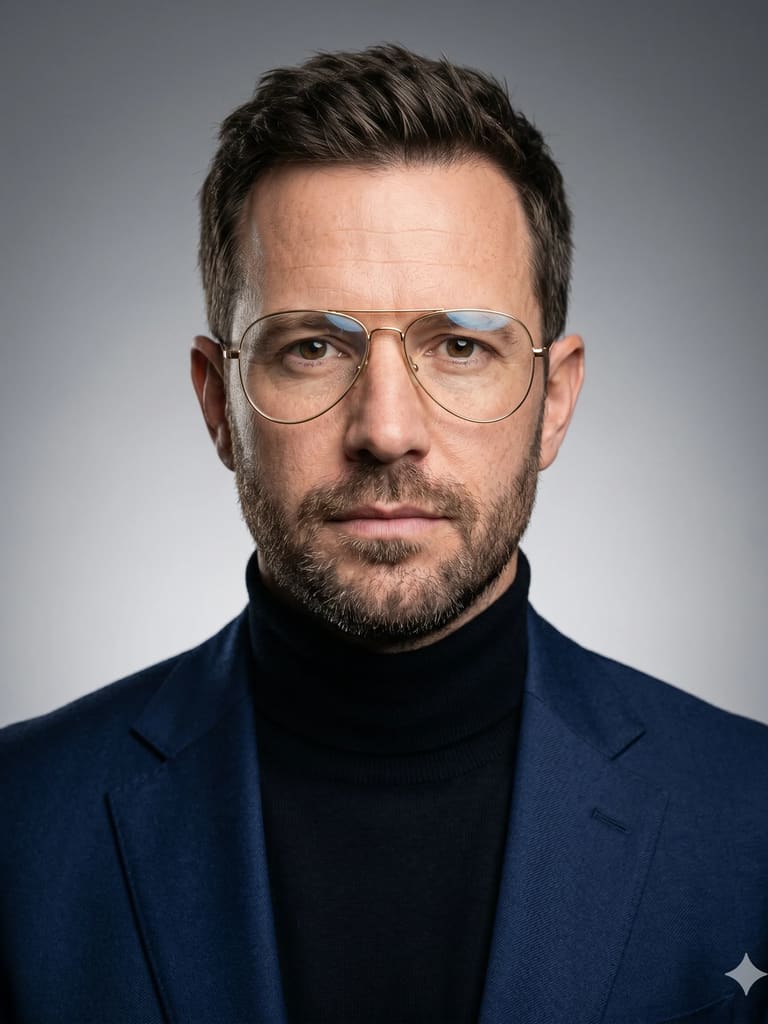 Sharp Intellect Business Portrait (Variation 2)
