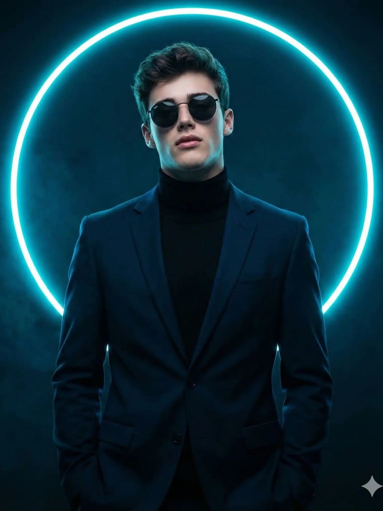 Blue Light Aura