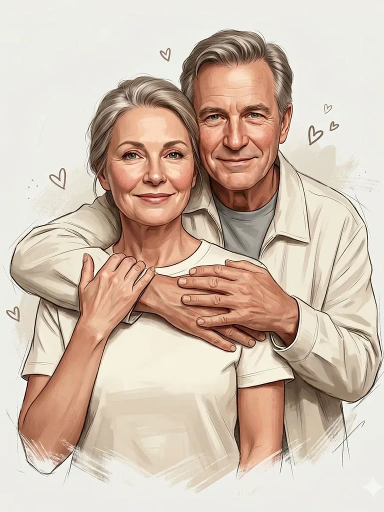 Heartfelt Connection Ai Art (Variation 2)