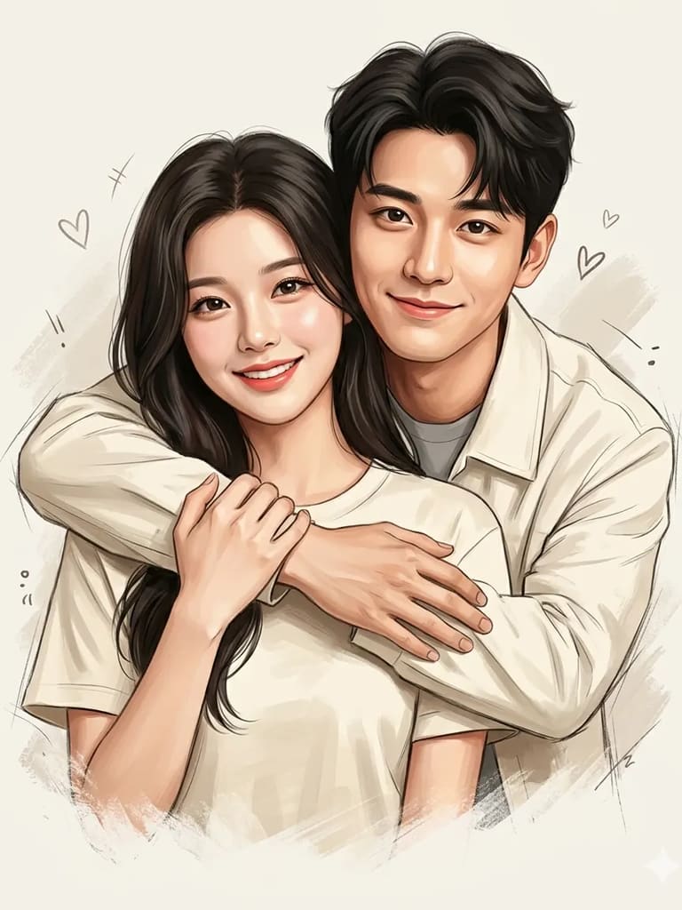 Heartfelt Connection Ai Art (Variation 3)