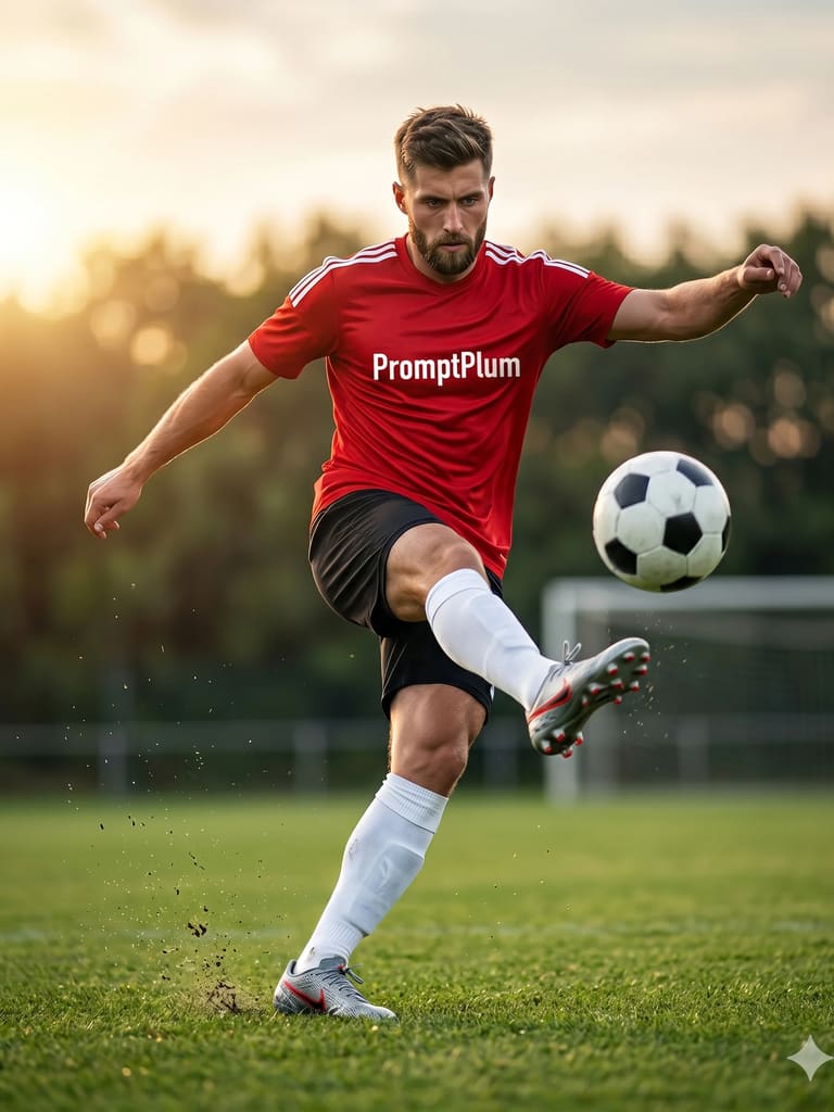 The Power Strike Football Portrait (Variation 2)