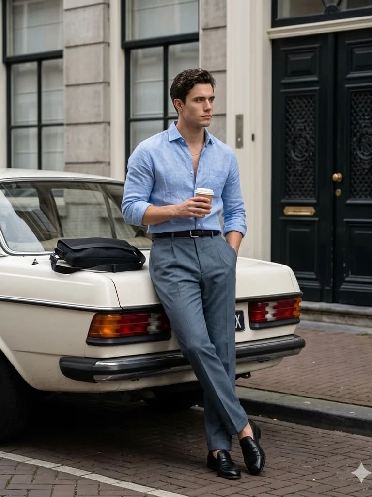 The Modern Dandy Lifestyle Portrait (Variation 2)