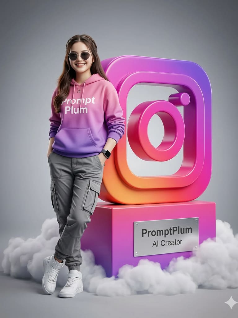 Instagram Creator 3d Animation (Variation 2)