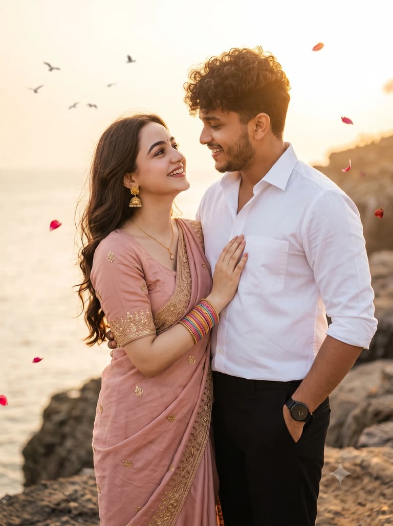 Romantic Couple Sunset Photography