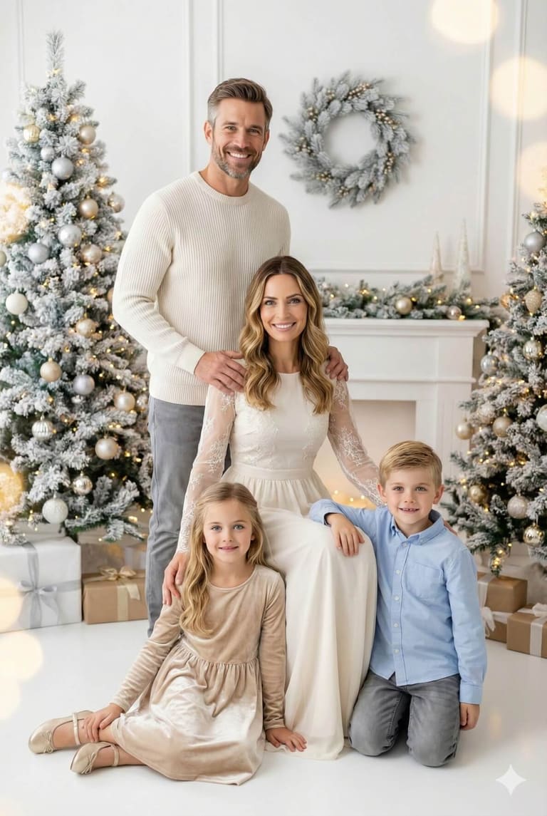 Winter Whites & Holiday Lights