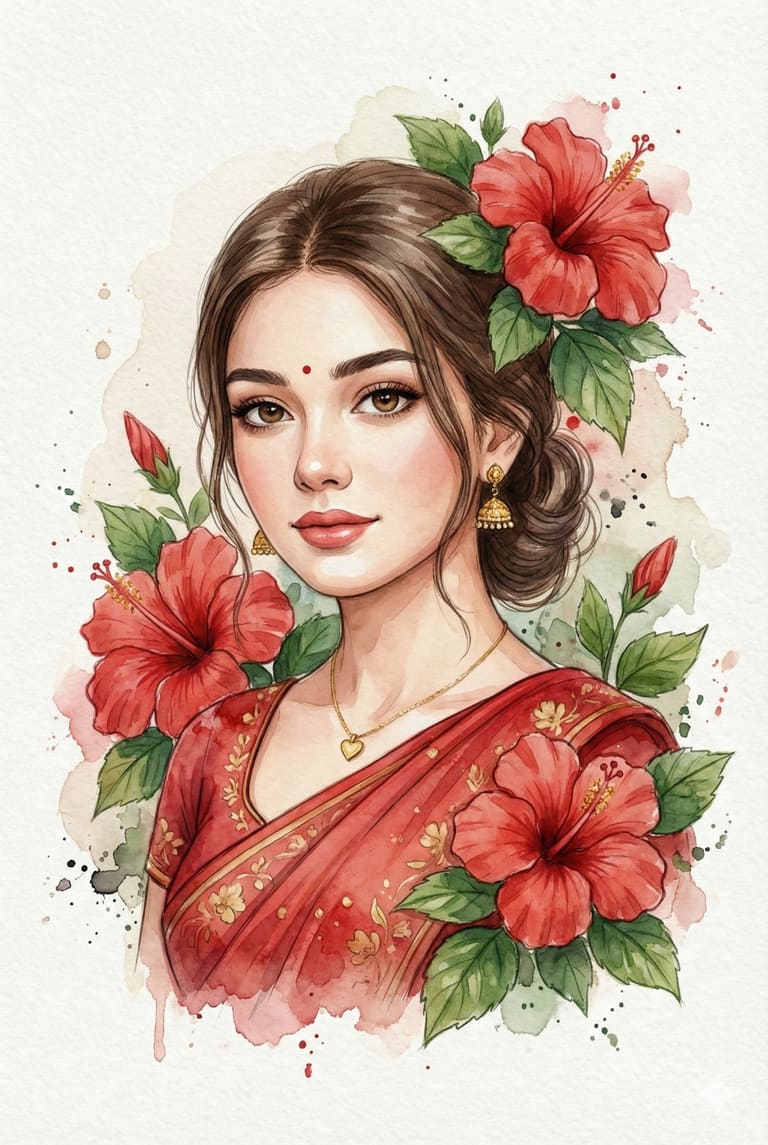 The Hibiscus Portrait