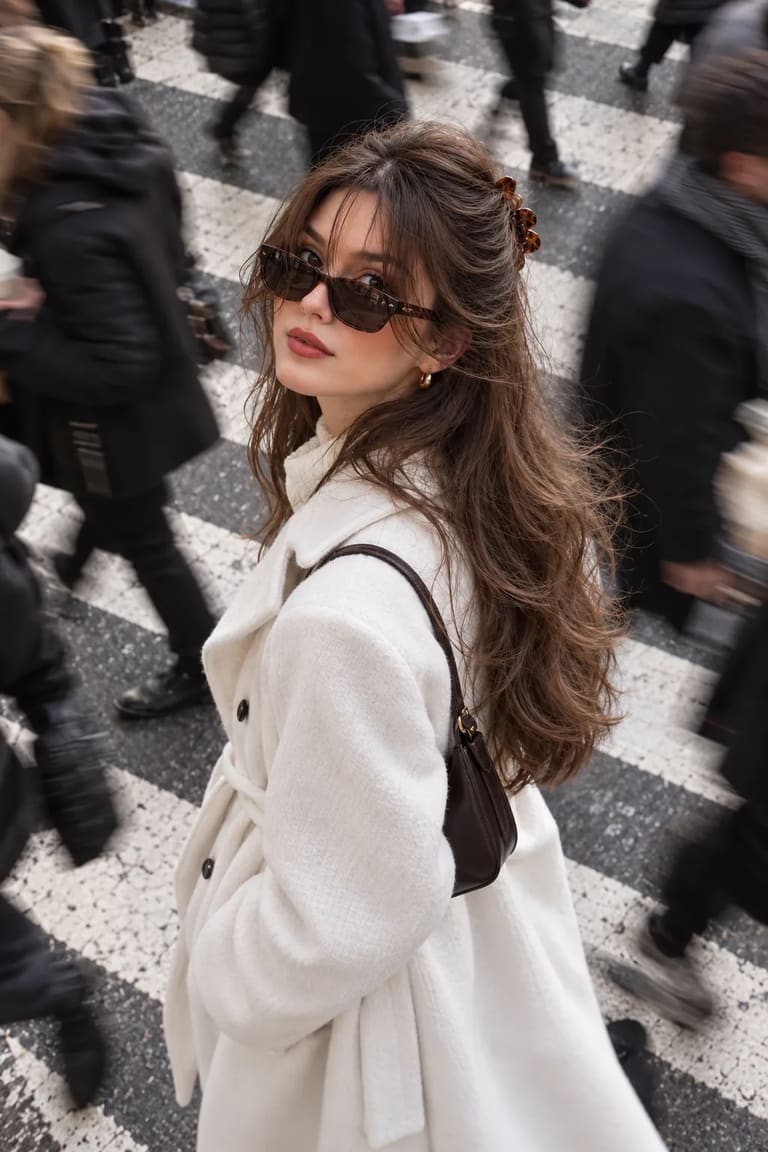 Motion Blur Urban Street Portrait AI Prompt