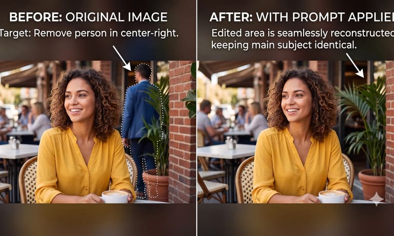 Object Remover Gemini AI Prompt