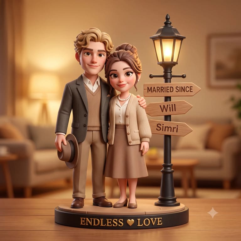 3D Couple Miniature