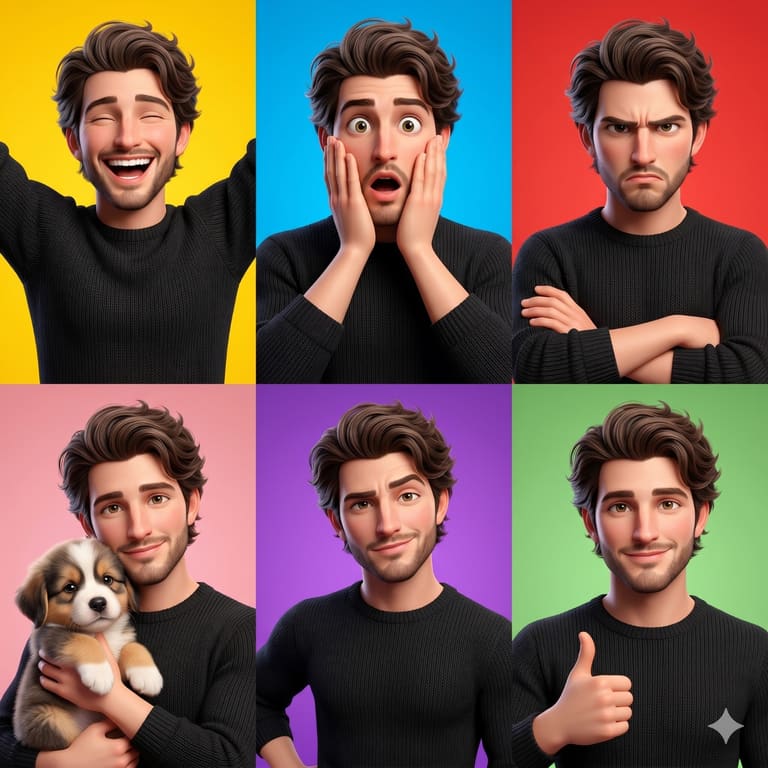 Six Shades of Emotion