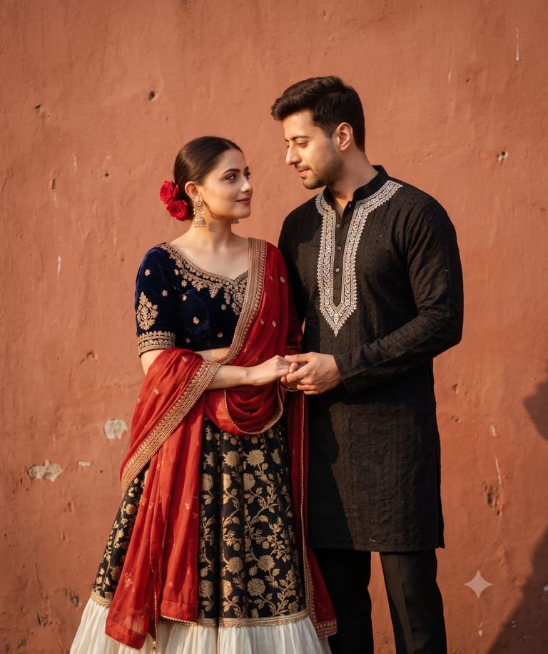 Indian Couple 90s Bollywood