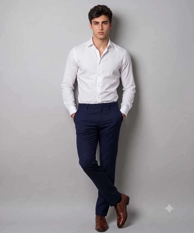 Casual and confident
