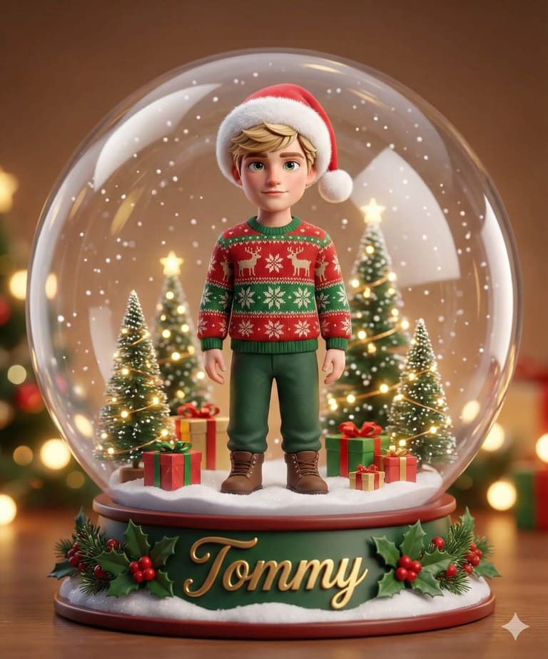 Christmas Captured in Glass