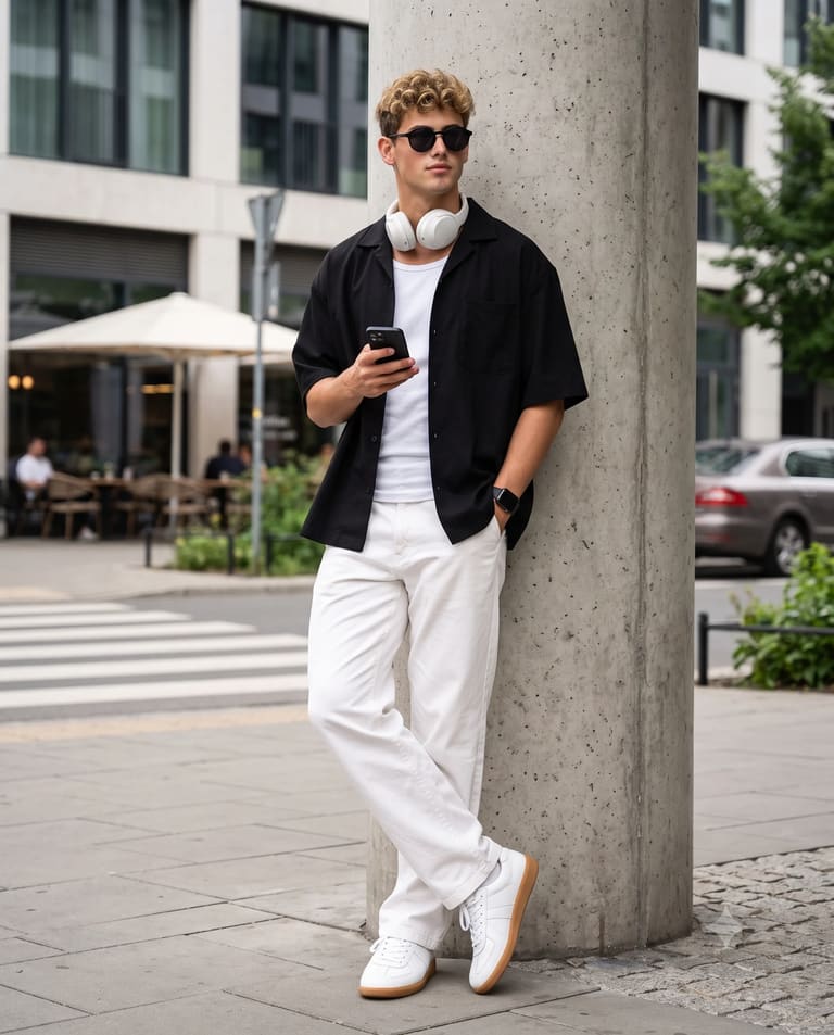 Urban Street Style Men's Outfit AI Prompt
