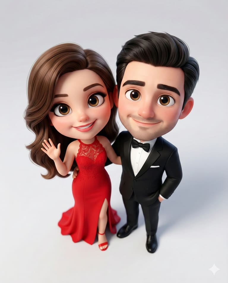 Chibi-Inspired Couple
