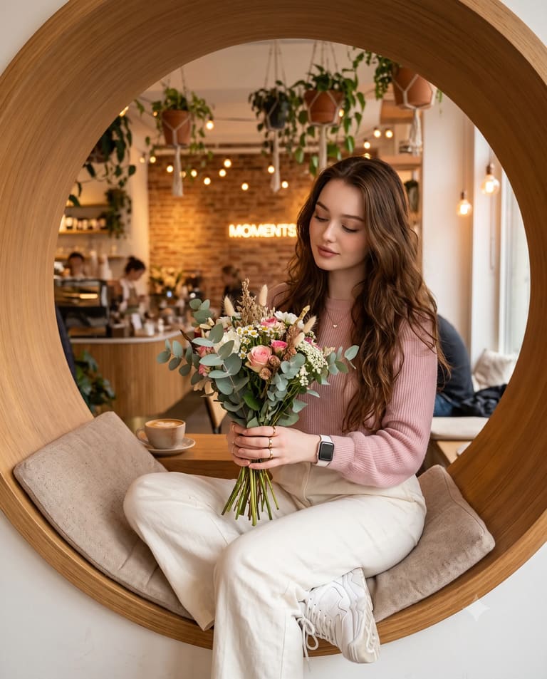 The Circular Cafe Window