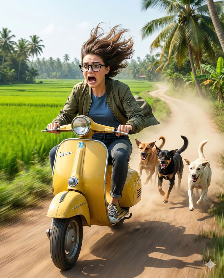 Yellow Scooter Escape