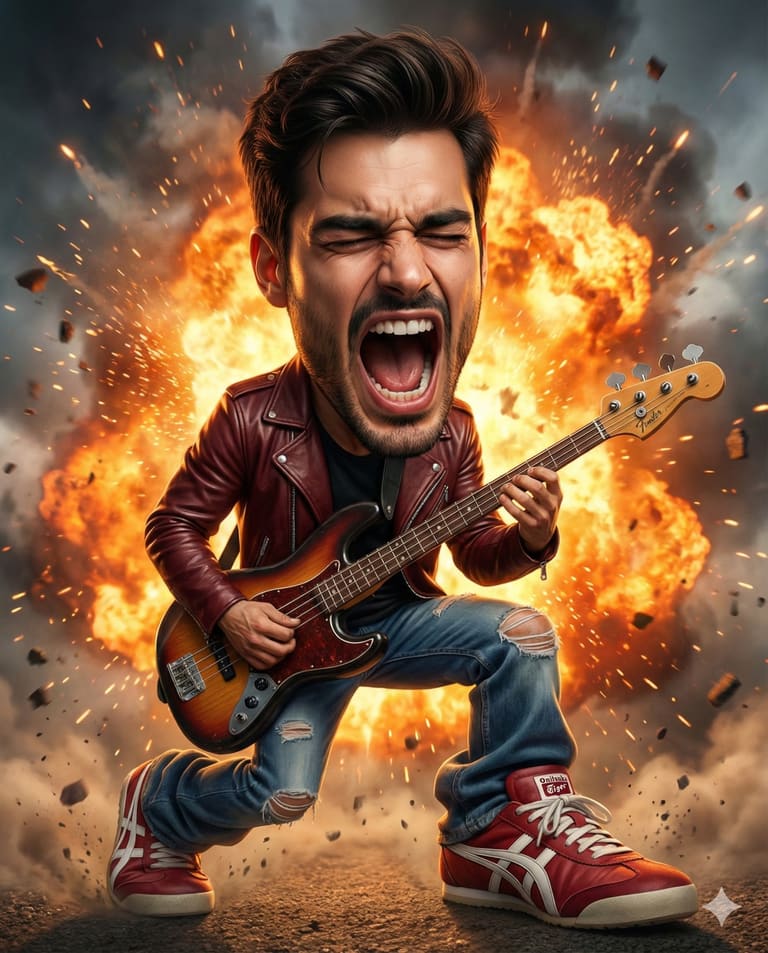 Bass Blast AI Image Prompt Result