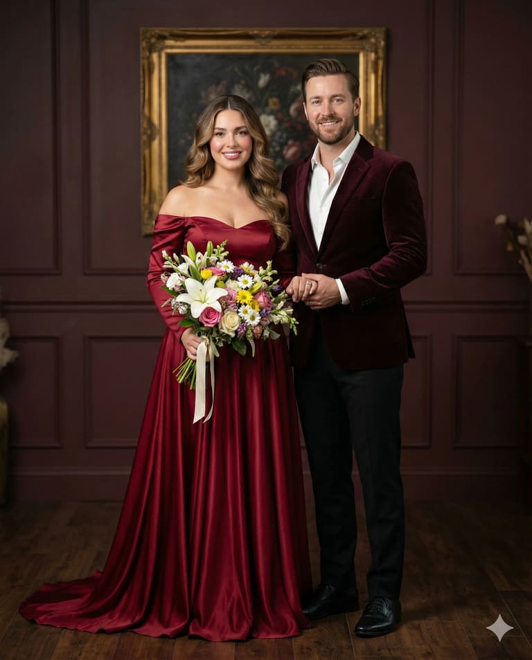 Velvet & Maroon