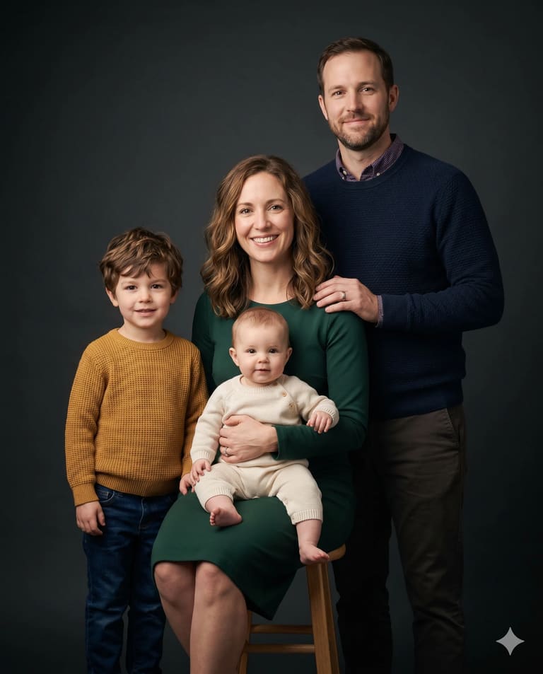 Studio Family Portrait
