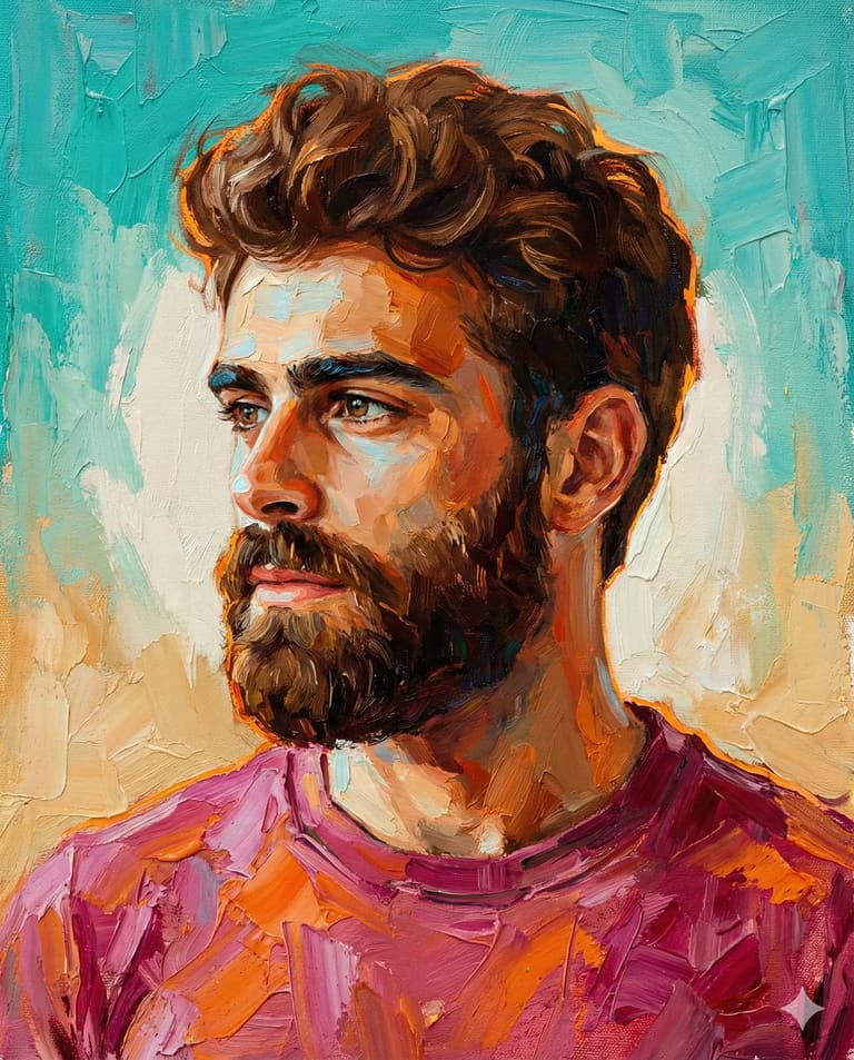 Impasto Portrait