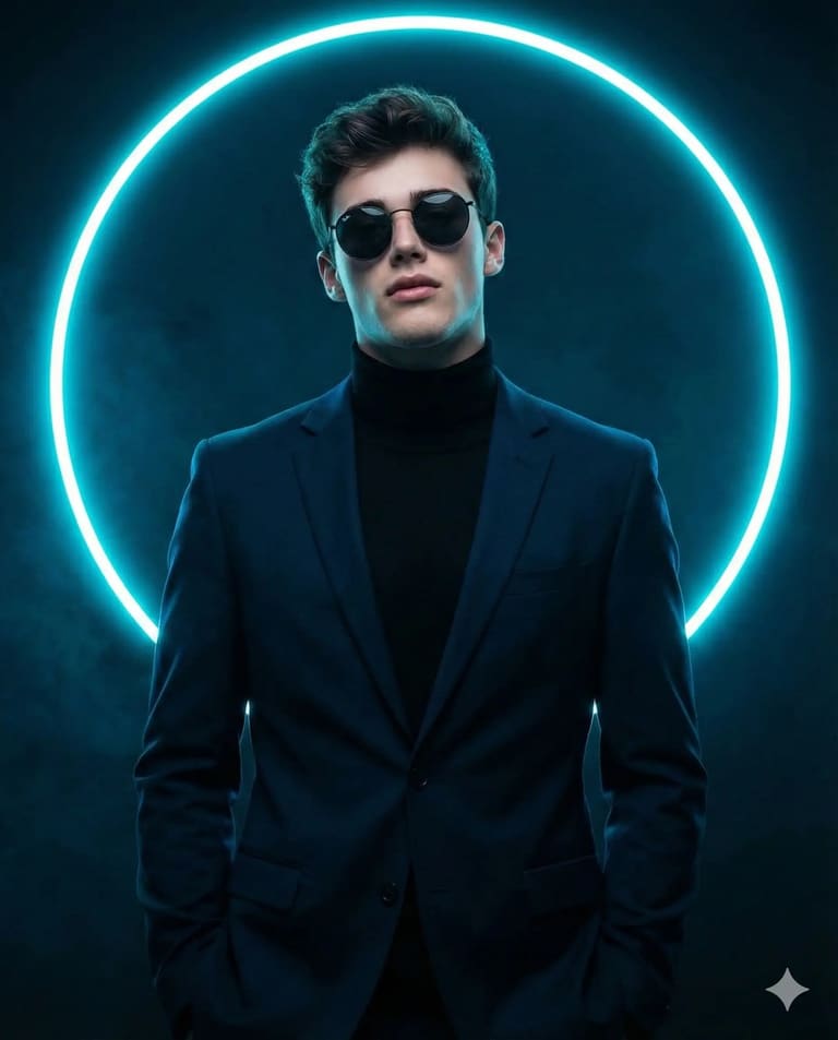 Blue Light Aura
