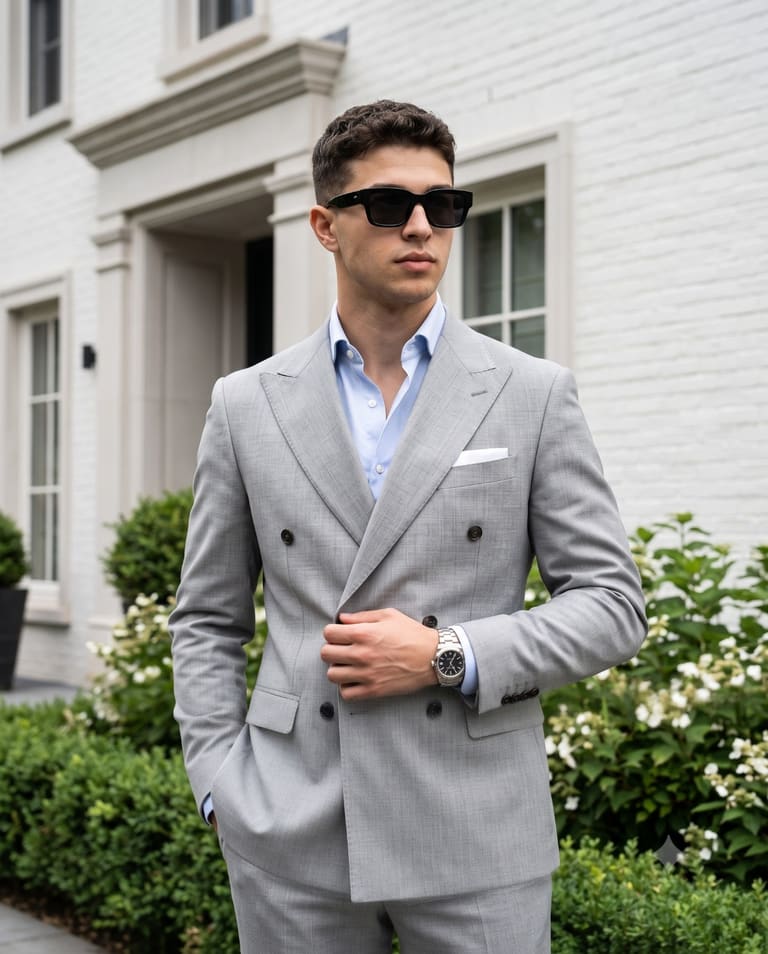 Luxury Menswear Lifestyle Portrait