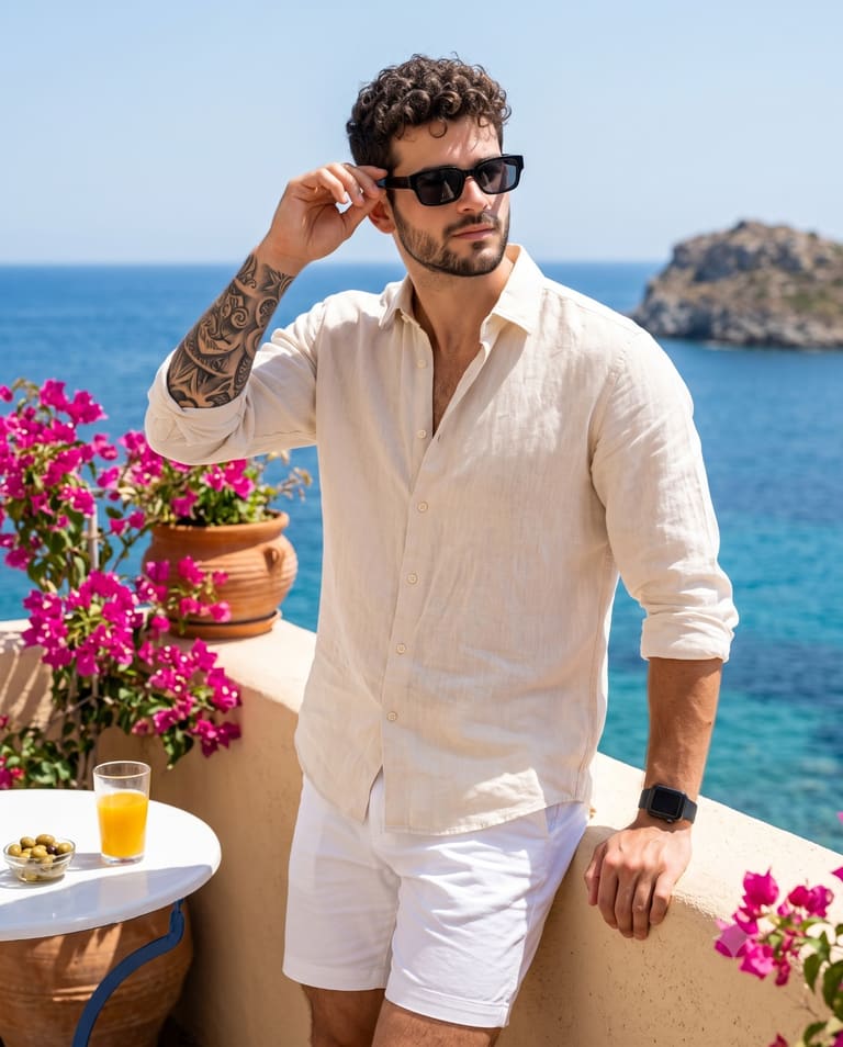 Sunny Mediterranean Balcony