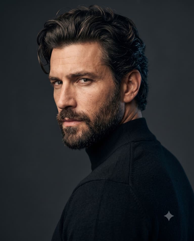 Dark Aesthetic Men's Portrait