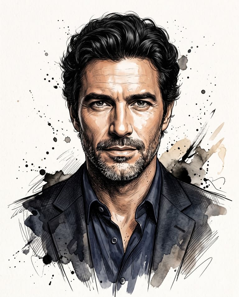 Watercolor Visage