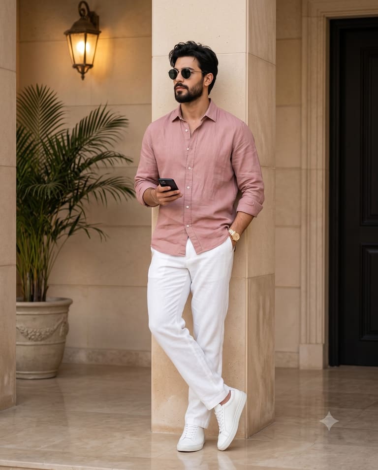 Casual Summer Fashion Men's Portrait