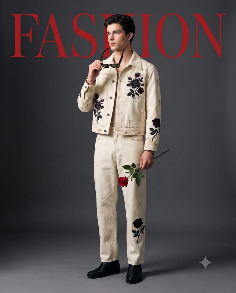 Fashion Magazine Cover Model Portrait