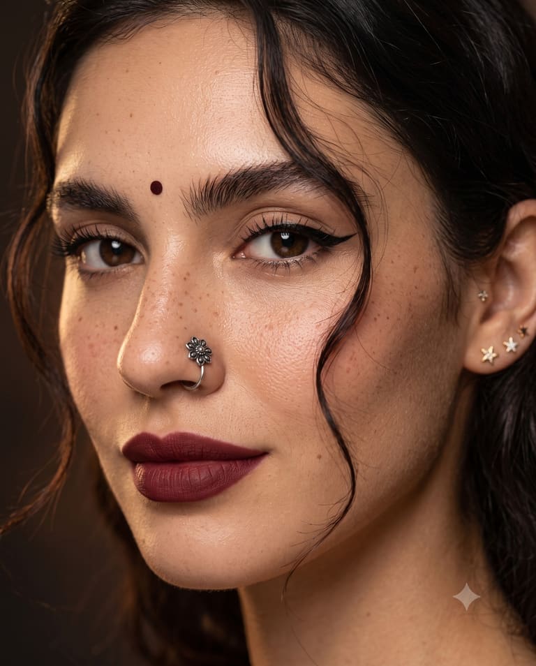 The Floral Nose Pin