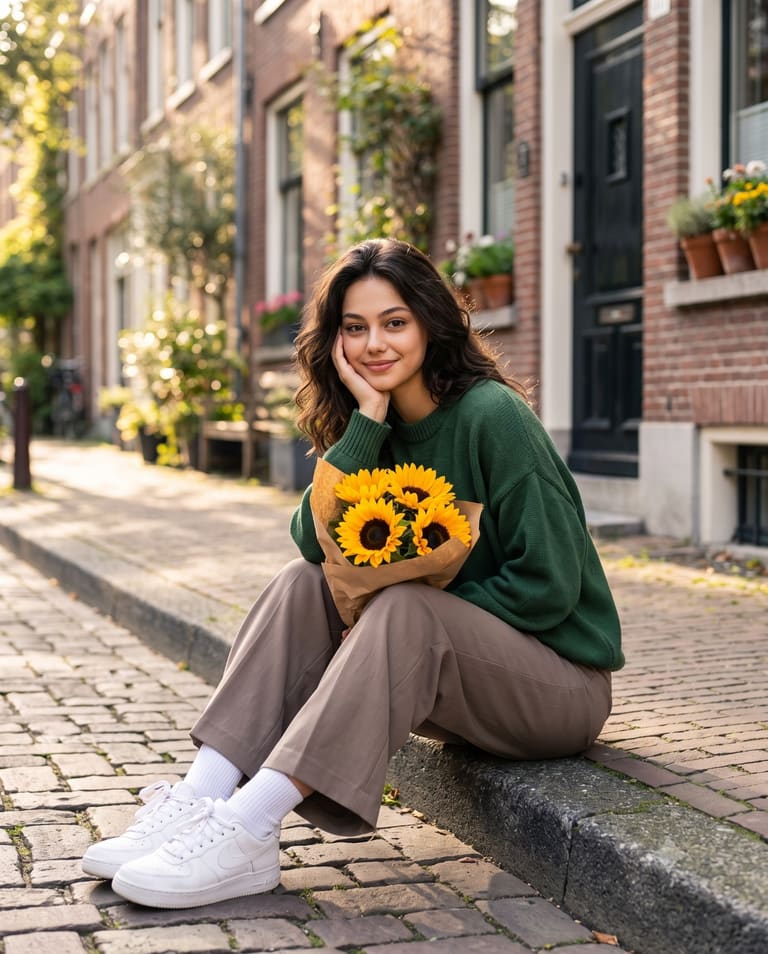 A Moment on the European Street