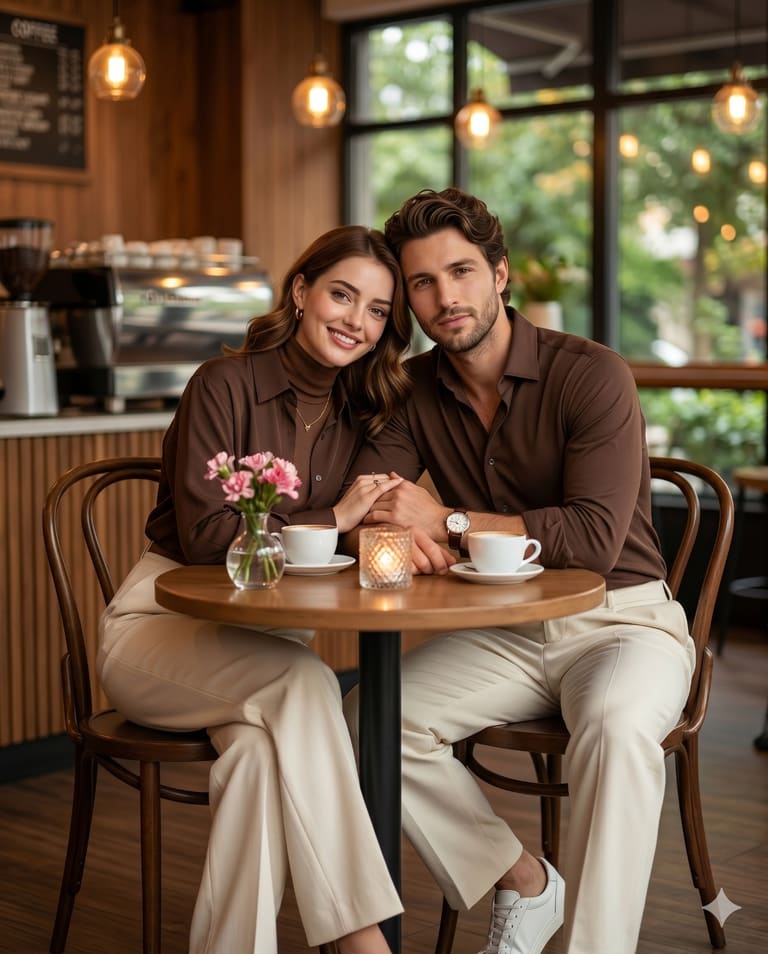 Coordinated in Cocoa: A Matching Cafe Date