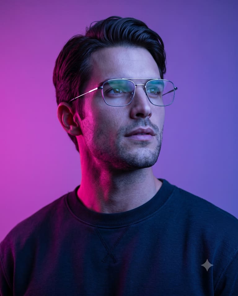Magenta and Midnight Blue