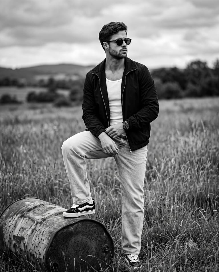 Vintage Casual Portrait