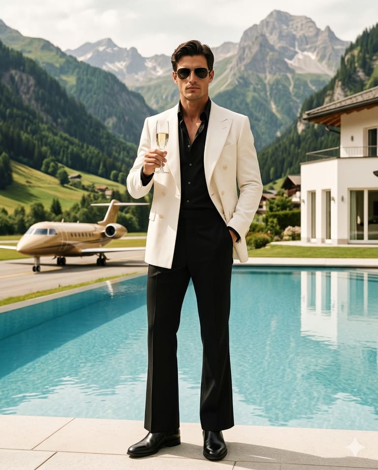 Billionaire's Retreat AI Image Prompt Result