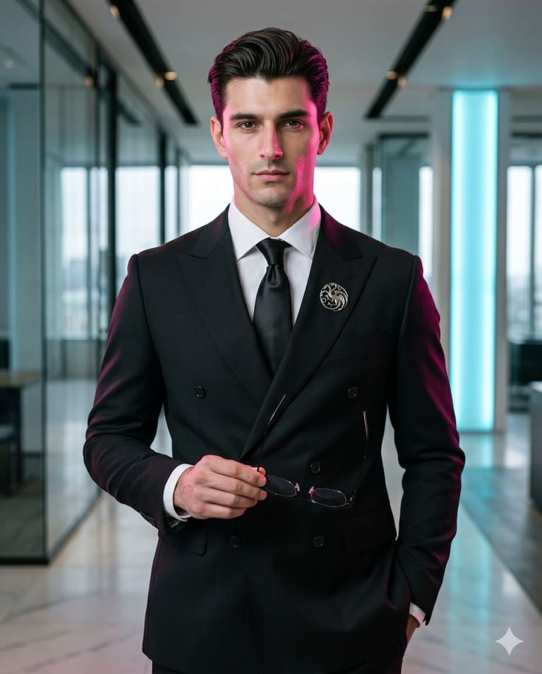Sharp Suited Professional