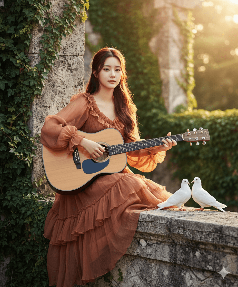 The Minstrel and the Doves AI Photo Editing Prompt for Gemini