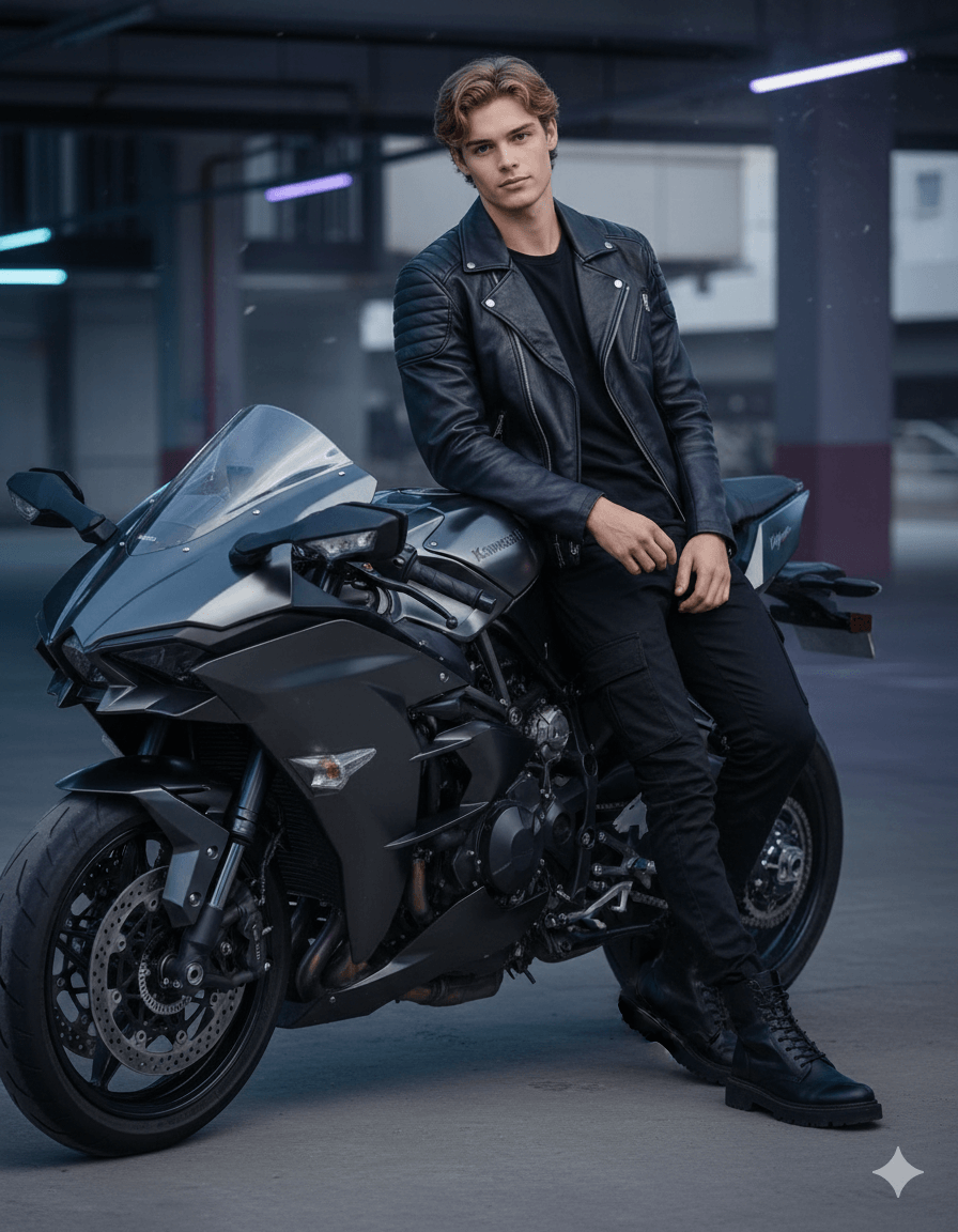 The Midnight Rider AI Photo Editing Prompt for Gemini