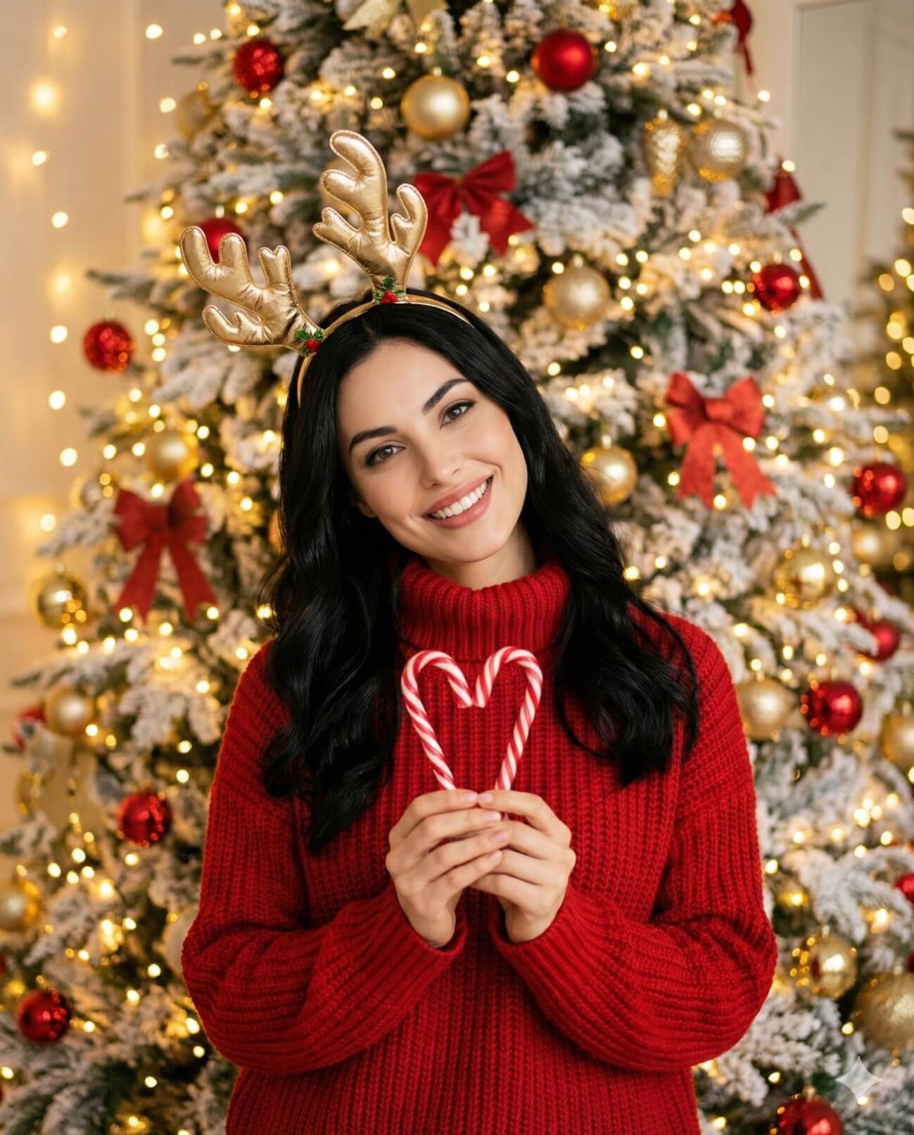 Christmas Sweetheart AI Photo Editing Prompt for Gemini