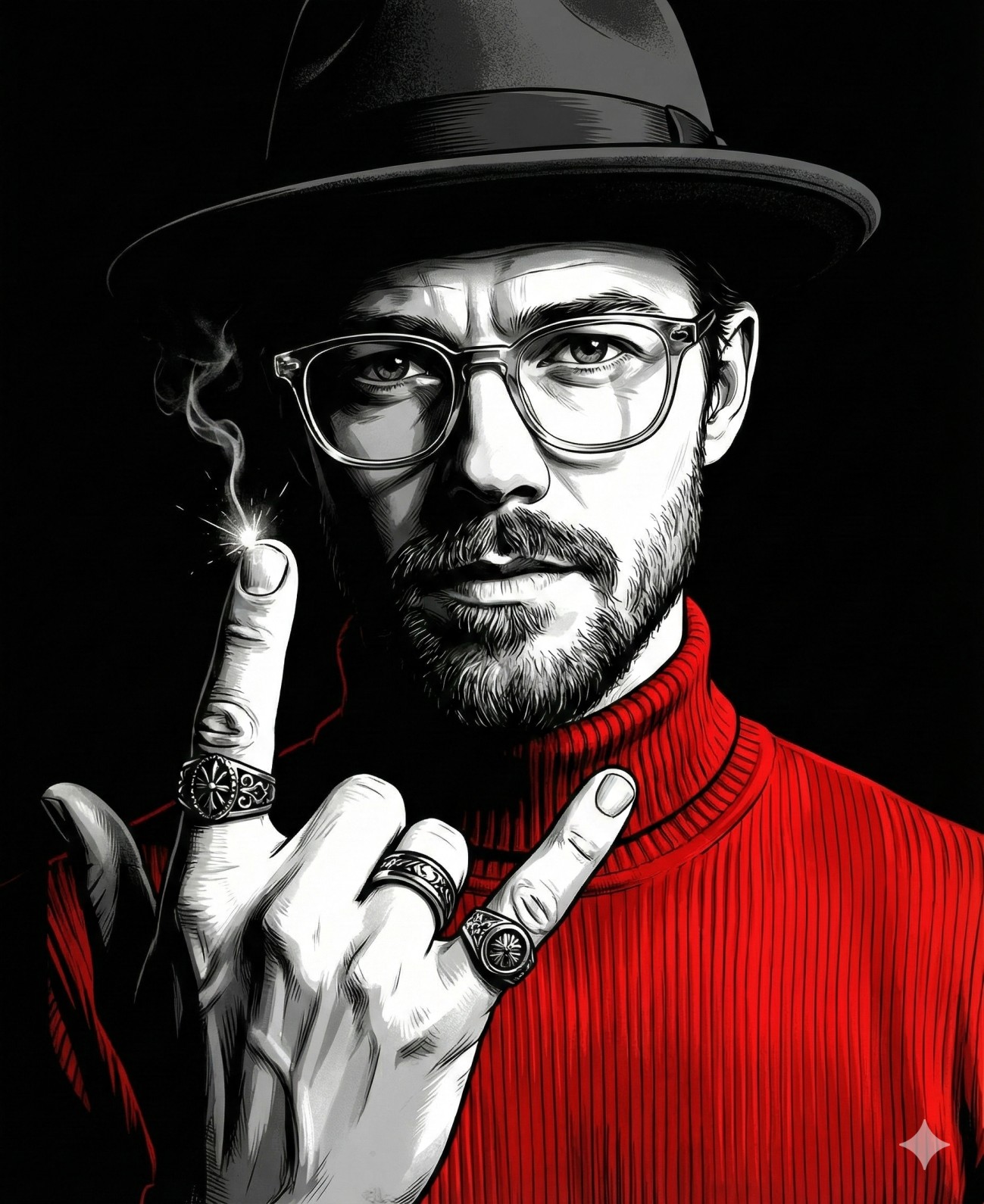 Gentleman Rebel AI Photo Editing Prompt for Gemini