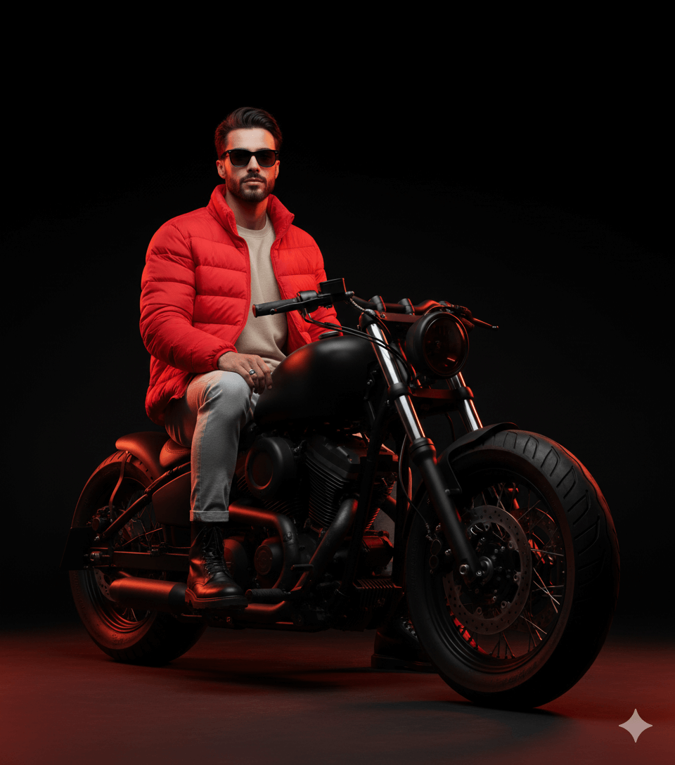 Red Hot Steel AI Photo Editing Prompt for Gemini