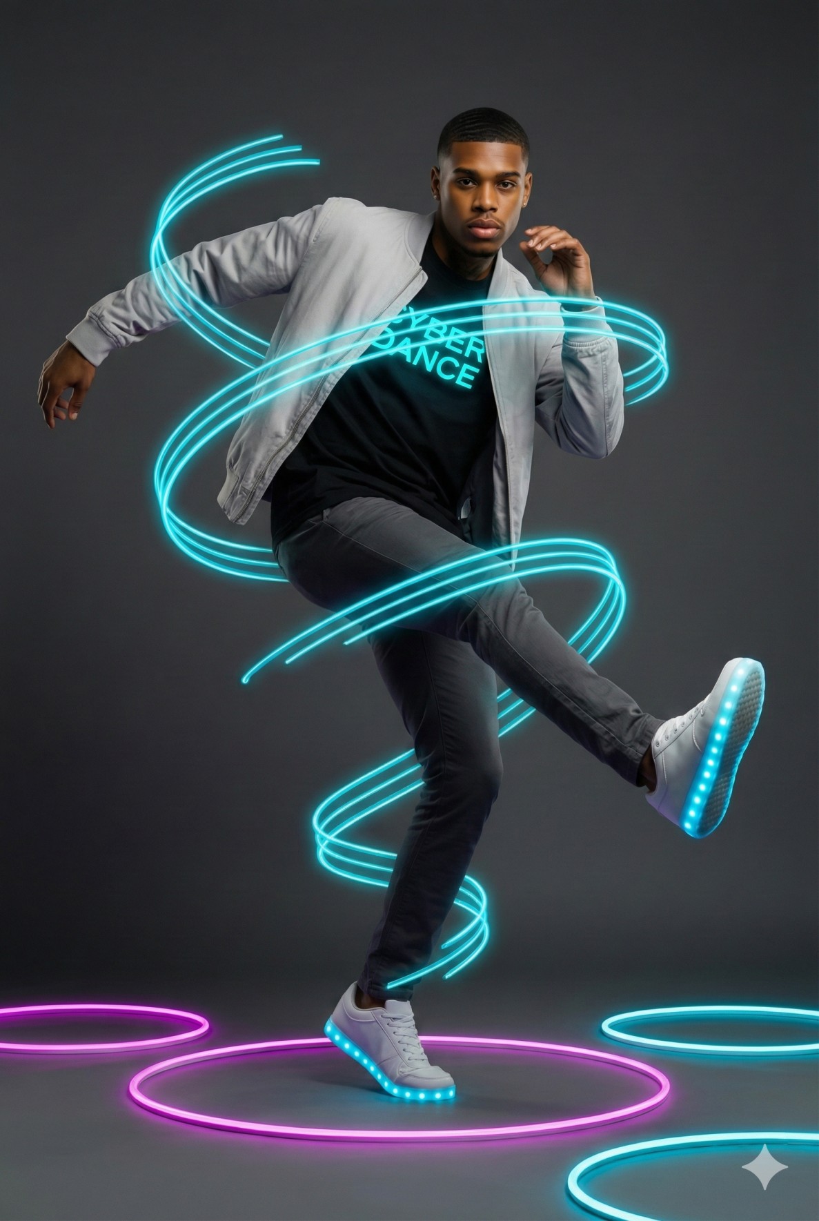 Neon Flow AI Photo Editing Prompt for Gemini
