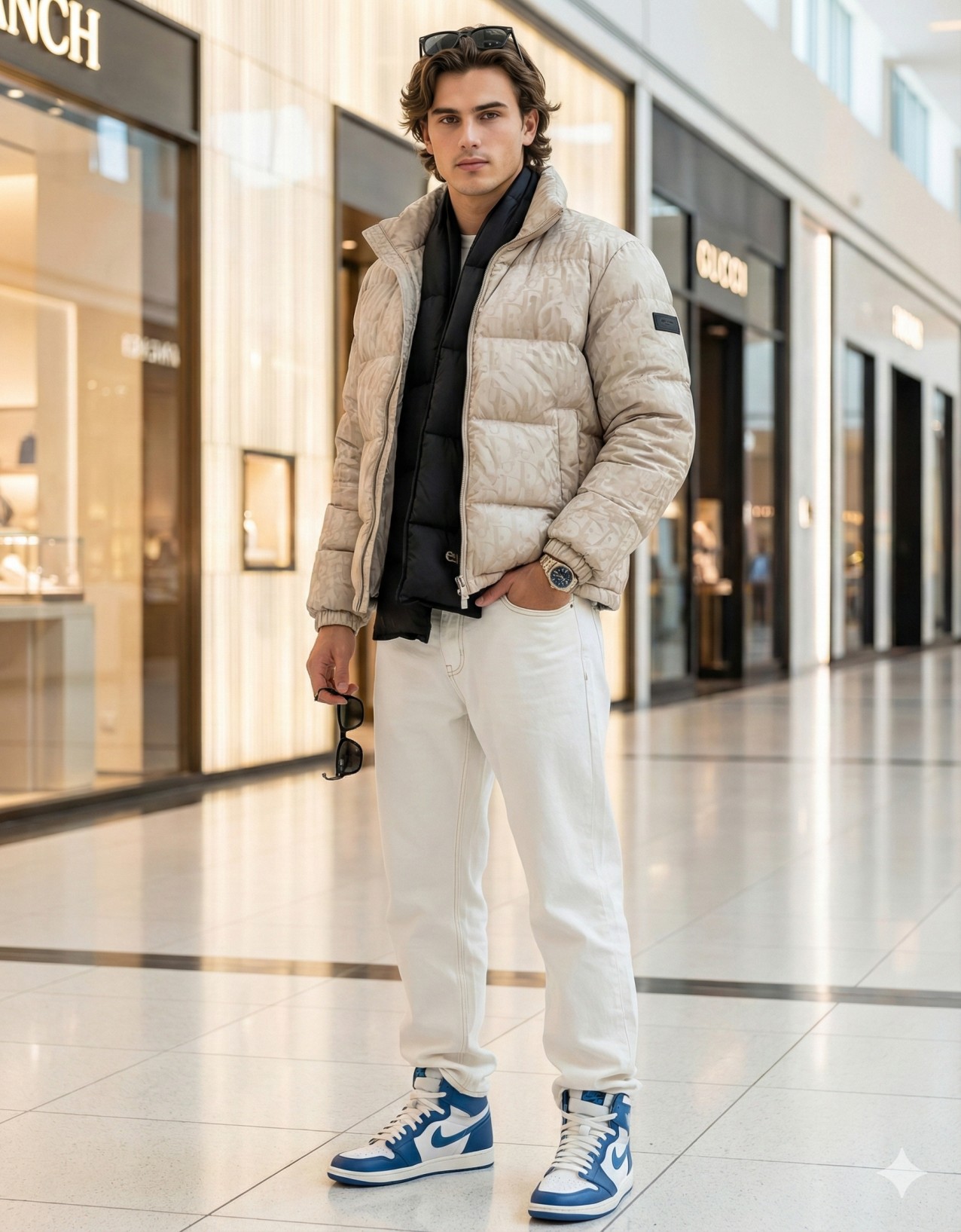 A Day at the Luxury Mall AI Photo Editing Prompt for Gemini
